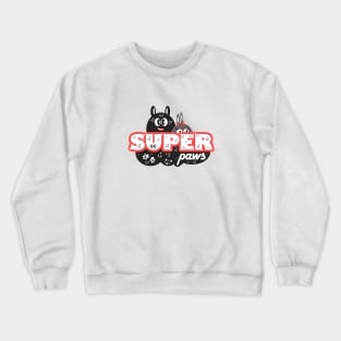 Super Paws - white Crewneck Sweatshirt